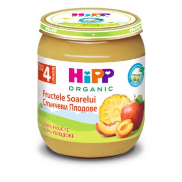 Hipp Био пюре плодов десерт 4М+ 125 г