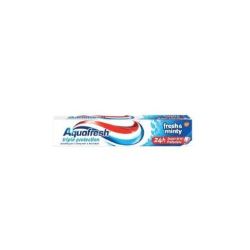 Aquafresh Triple Protection Fresh & Minty Паста за зъби синя 75 мл