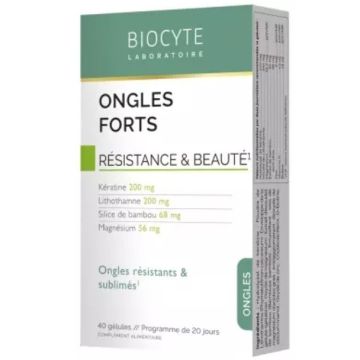 BIOCYTE ONGLES FORTS За здрави нокти х 40 капсули