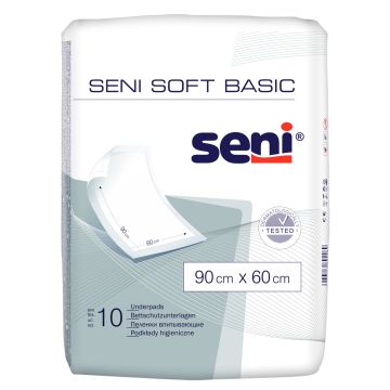 Seni Soft Basic Абсорбиращи хигиенични чаршафи 90х60 см х 10 бр