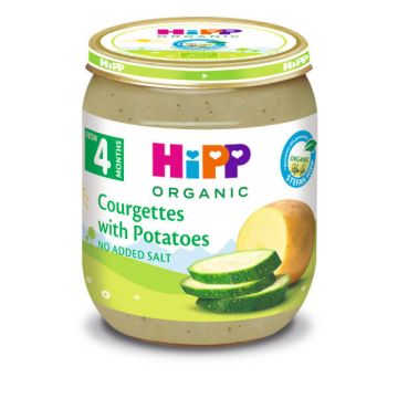 Hipp Био пюре тиквички с картофи 4М+ 125 г