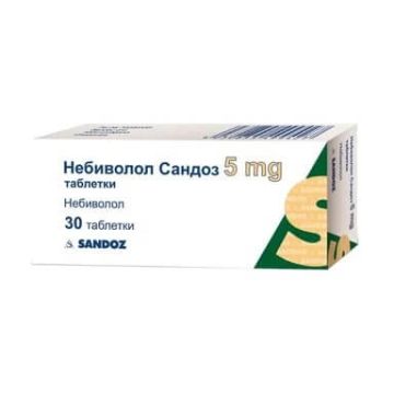 Небиволол 5 мг х 30 таблетки Sandoz