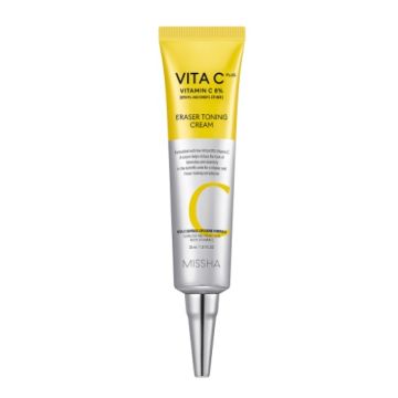 Missha Vita C Plus Eraser Toning Cream Тониращ крем за лице с витамин C 30 мл