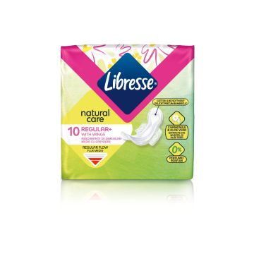 Libresse Natural Care Regular+ Дамски превръзки х 10 бр.
