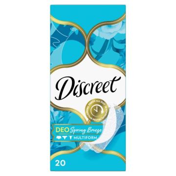 Discreet Deo Spring Breeze Ежедневни дамски превръзки морски бриз 20 бр