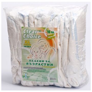 Clear Choice Нощни пелени за възрастни XL-Супер 10 бр