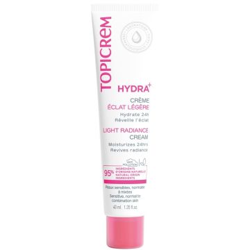 Topicrem HYDRA+ Light Radiance Cream Хидра+ хидратиращ и ревитализиращ крем за лице 40 мл