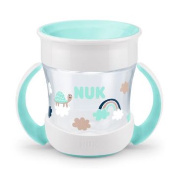 Nuk Mini Magic Магическа чаша с дръжки синя 6М+ 160 мл