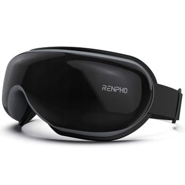 RENPHO Масажор за очи Eyeris 1 с Bluetooth музика, сгъваем - черен