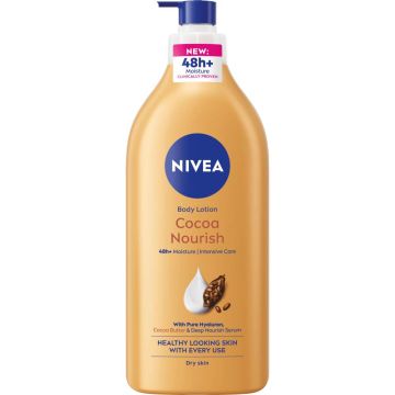 Nivea Лосион за тяло с какао с помпа 625 мл