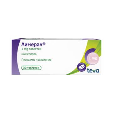 Лимерал 1 мг х 30 таблетки Teva