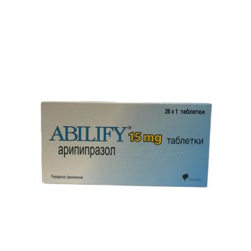 Абилифай 15 мг х 28 таблетки Bristol-Myers Squibb