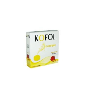 Kofol Бонбони Мед и лимон При зачервено гърло и кашлица  х 12 бр. Charak