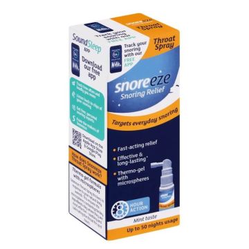 Snoreeze Snoring Relief Throat Spray Спрей против хъркане 22 мл 