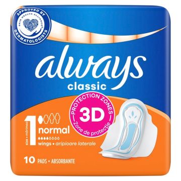 Always Classic Normal Дамски превръзки x10 бр