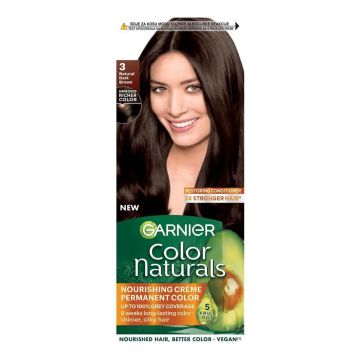 Garnier Color Naturals Трайна боя за коса, 3 Darkest Brown