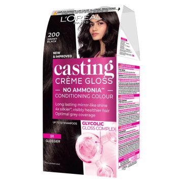 L’Oreal Casting Creme Gloss Боя за коса без амоняк 200 Ebony Black