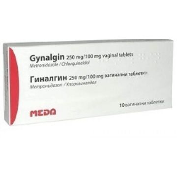 Гингалин х 10 влагалищни таблетки Meda Pharma