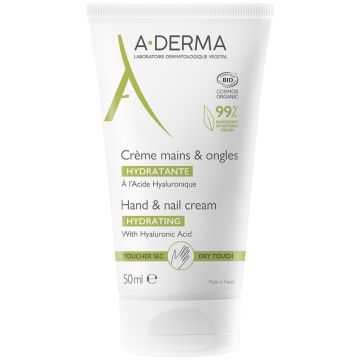 A-Derma Хидратиращ крем за ръце и нокти 50 мл
