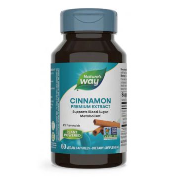 Nature's Way Cinnamon Канела за регулиране нивата на кръвната захар х 60 капсули