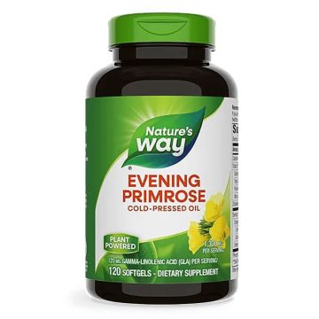 Nature's Way Primrose Max Strength Вечерна иглика масло в подкрепа на женското здраве 1300 мг х 120 софтгел капсули