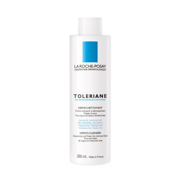 La Roche-Posay Toleriane Измивен флуид за нетолерантна и чувствителна кожа 200 мл