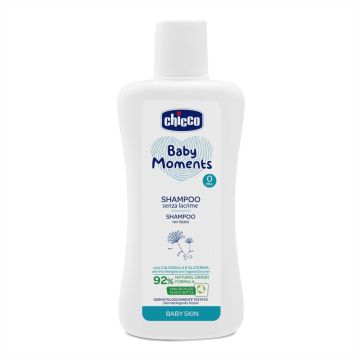 Chicco Baby Moments Shampoo No-Tears Шампоан за коса без сълзи 200 мл