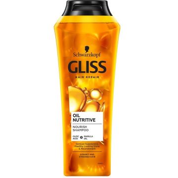Gliss Oil Nutritive Шампоан за дълга и цъфтяща коса 250 мл