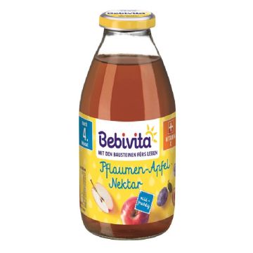 Bebivita нектар ябълки и сливи 4М+ 200 мл