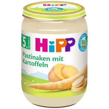 Hipp Био пюре пащърнак с картофи 5М+ 190 г