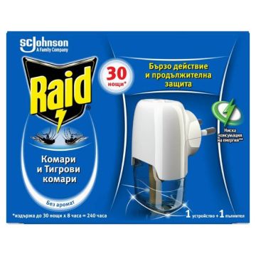 Raid Изпарител с ламиниран пълнител против комари SC Johnson