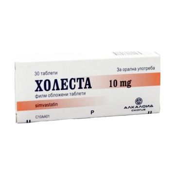 Холеста 10 мг х 30 таблетки Alkaloid