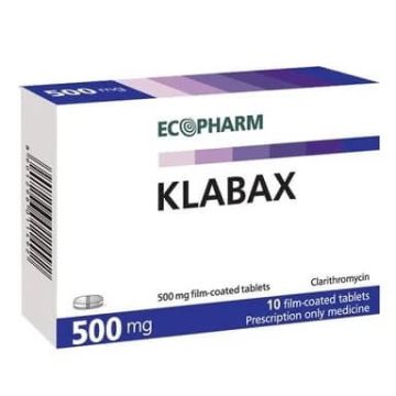 Клабакс 500 мг х 10 таблетки Ecopharm