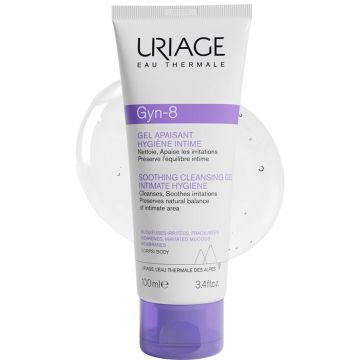 Uriage Gyn-8 Успокояващ интимен гел при раздразнения с рН8 100 мл