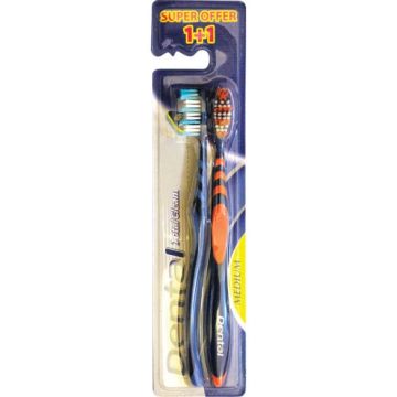 Dental Total Clean Medium Четка за зъби х2 бр