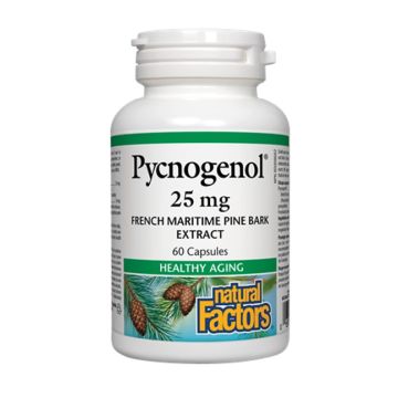 Natural Factors Pycnogenol мощен антиоксидант 25 мг х60 капсули