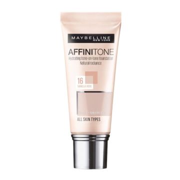 Maybelline Affinitone Хидратиращ фон дьо тен за всеки тип кожа 16 Vanilla Rose