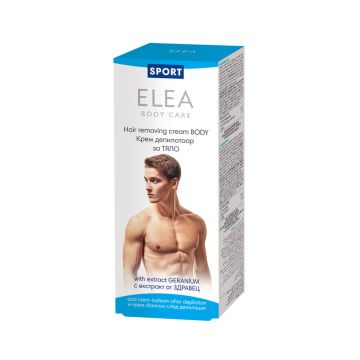 Elea Sport Крем Депилатоар спорт за мъже 165 гр