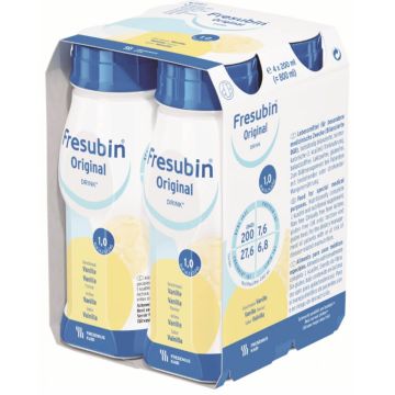 Fresubin Ентерална храна за пиене 1 kcal ванилия 200 мл х 4 бр