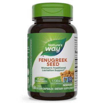 Nature's Way Fenugreek Seed Семена от сминдух за контрол върху кръвната захар и холестерола х 100 капсули