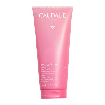 Caudalie Rose De Vigne Душ гел с алое, рози, ревен и мускус 200 мл