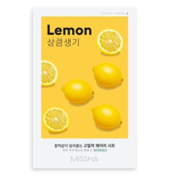 Missha Air Fit Избелваща шийт маска за лице с лимон 1 бр