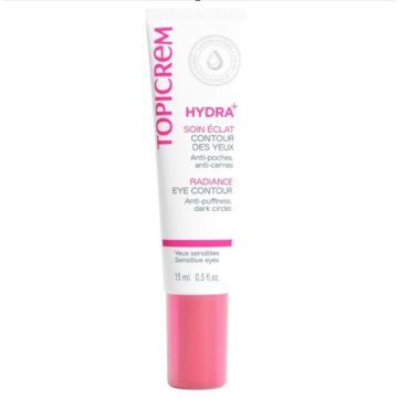 Topicrem HYDRA+ Radiance Eye Contour Хидра+ хидратиращ анти-ейдж околоочен крем 15 мл