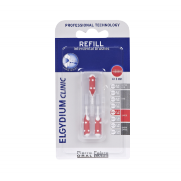Elgydium Clinic Refills допълнителни интердентални четки широки пространства 3-4 мм
