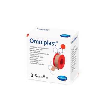 Hartmann Omniplast Хипоалергична адхезивна лента с телесен цвят 2.5 см х 5 м