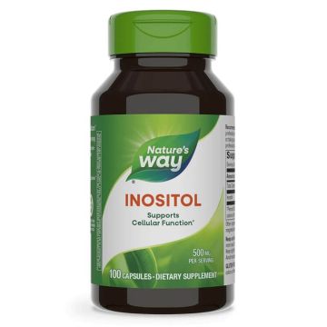 Nature's Way Inositol Витамин В8 в подкрепа на нервната система и сърдечното здраве 500 мг х 100 капсули