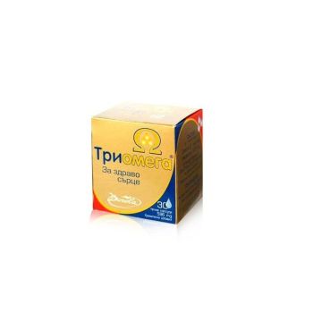 Borola TriOmega 1000 Plus Триомега 1000 плюс за здраво сърце 1000 мг х 60 течни капсули