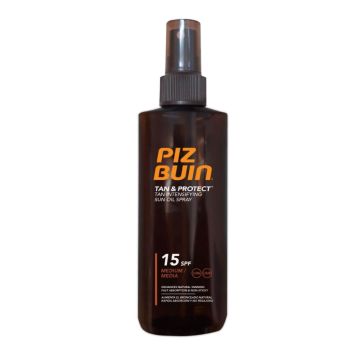 Piz Buin Tan & Protect Слънцезащитно олио за бронзов тен SPF15 х 150 мл