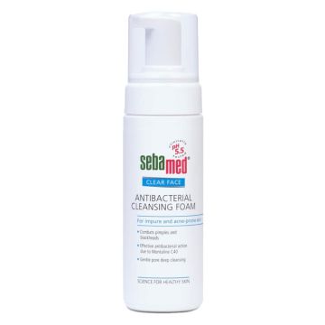 Sebamed Clear Face Antibacterial Cleansing Foam Антибактериална почистваща пяна за лице против акне 150 мл