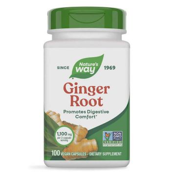 Nature's Way Ginger Root Корен от Джинджифил за добро храносмилане и силен имунитет 550 мг х 100 капсули